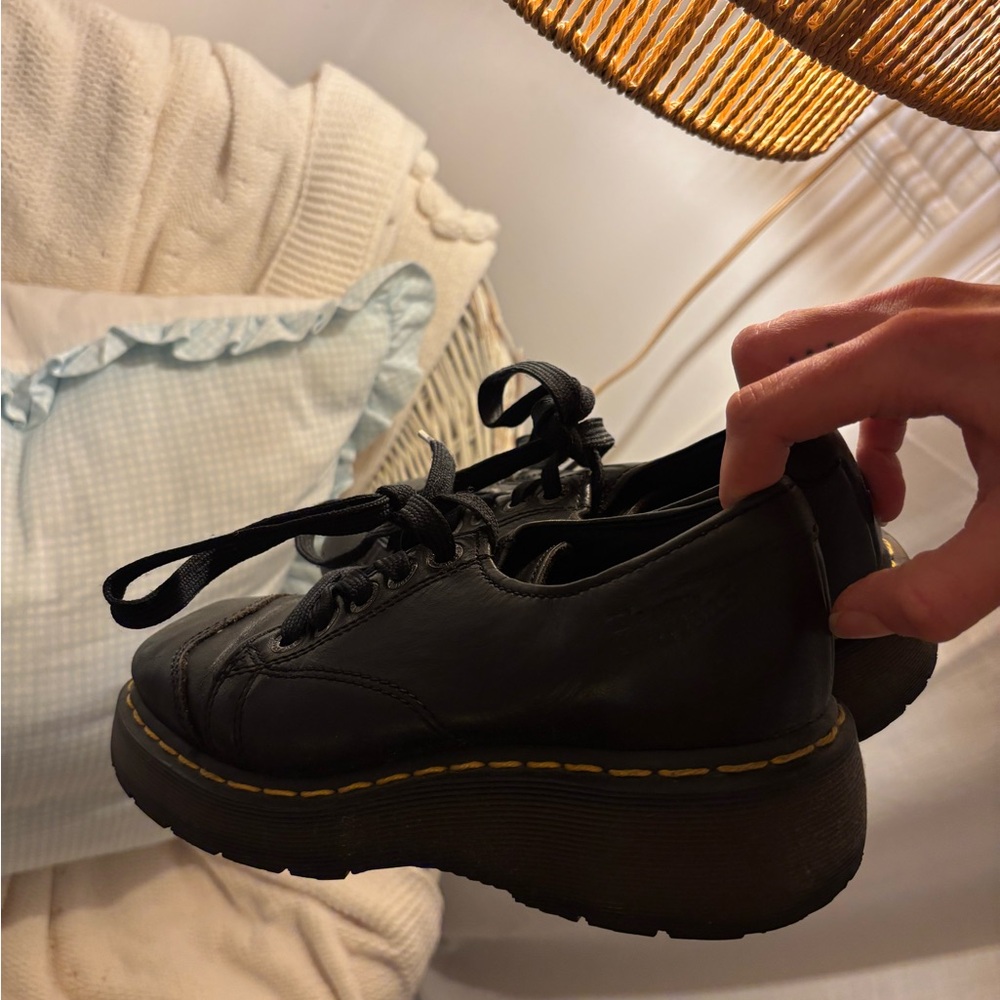 Dr. Martens Black Platforms
